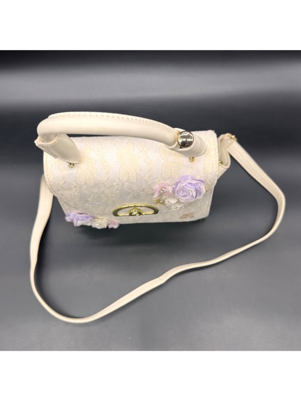 Loungefly Disney Beauty and the Beast Ballroom Dance Lace Handbag Shoulder Purse - Picture 5 of 16